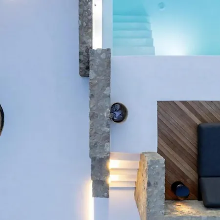 Exquisite Mykonos Villa Villa Apocryphos 6 Bedrooms Unique Aegean Sea Views Private Infinity Pool Indoor Cave Heated Pool Outdoor Jacuzzi, Villa