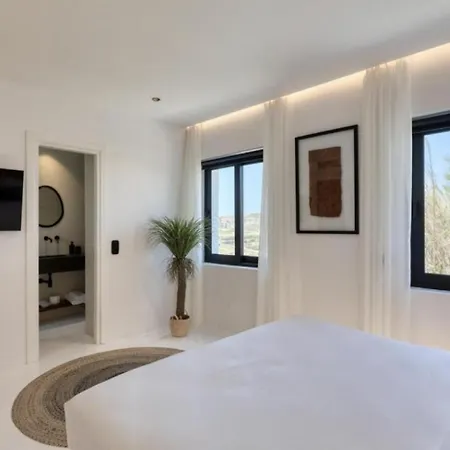 Villa Exquisite Mykonos Villa Villa Apocryphos 6 Bedrooms Unique Aegean Sea Views Private Infinity Pool Indoor Cave Heated Pool Outdoor Jacuzzi,